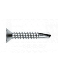 TORNILLO ROSCA CHAPA PUNTA BROCA CABEZA AVELLANADA    4'8X25MM. CAJA 500UDS.