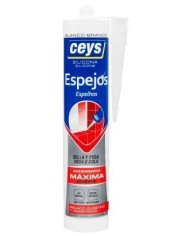 SILICONA ESPEJOS CEYS BLANCO 280 ML.