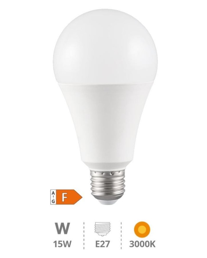 BOMBILLA LED ESTANDAR GSC A60 15W. E27 3000K 200601040