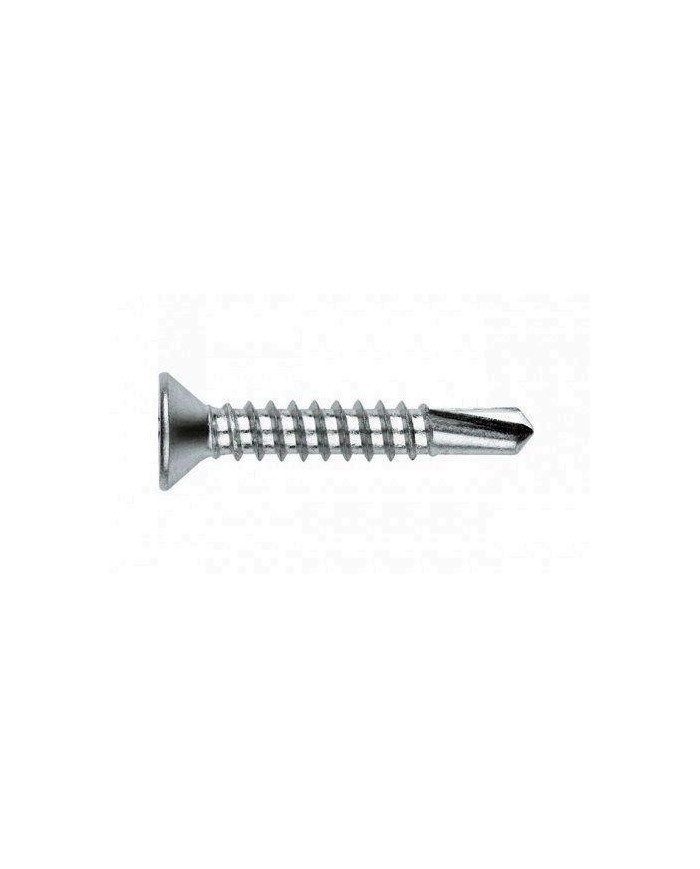 TORNILLO ROSCA CHAPA PUNTA BROCA CABEZA AVELLANADA    5'5X25MM. CAJA 500UDS.