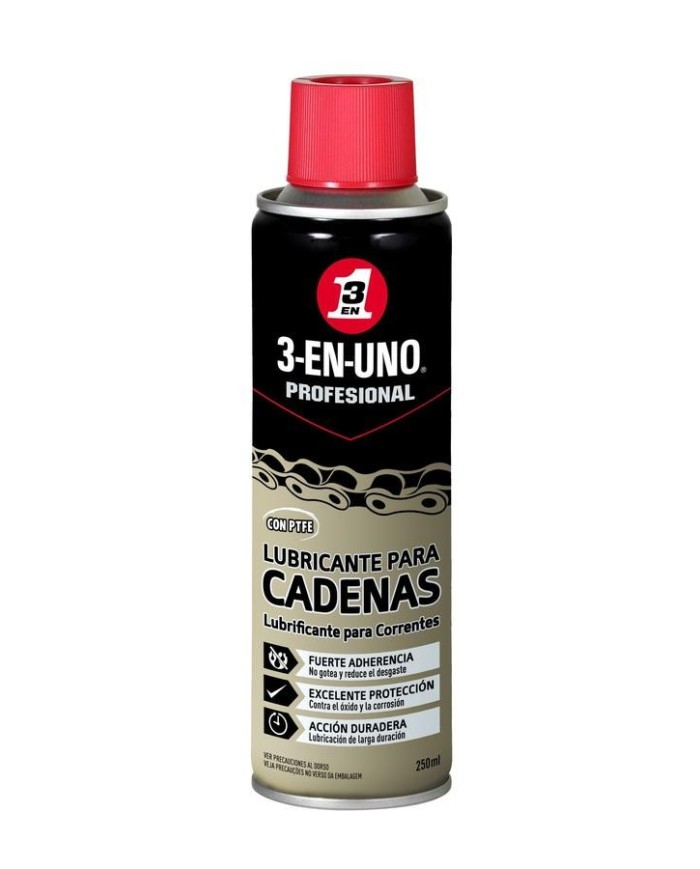 ACEITE 3 EN UNO LUBRICANTE CADENAS 250ML