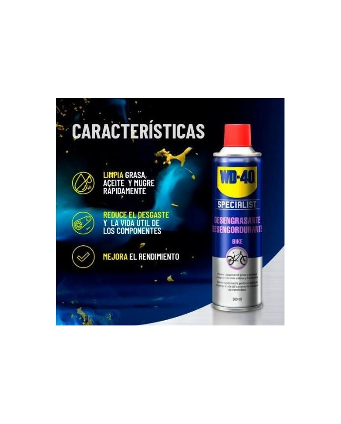 DESENGRASANTE WD40 BIKE CADENAS 500ML.34912