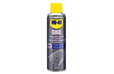 LUBRICANTE BIKE CADENAS TODAS CONDICIONES WD40 250 ML.