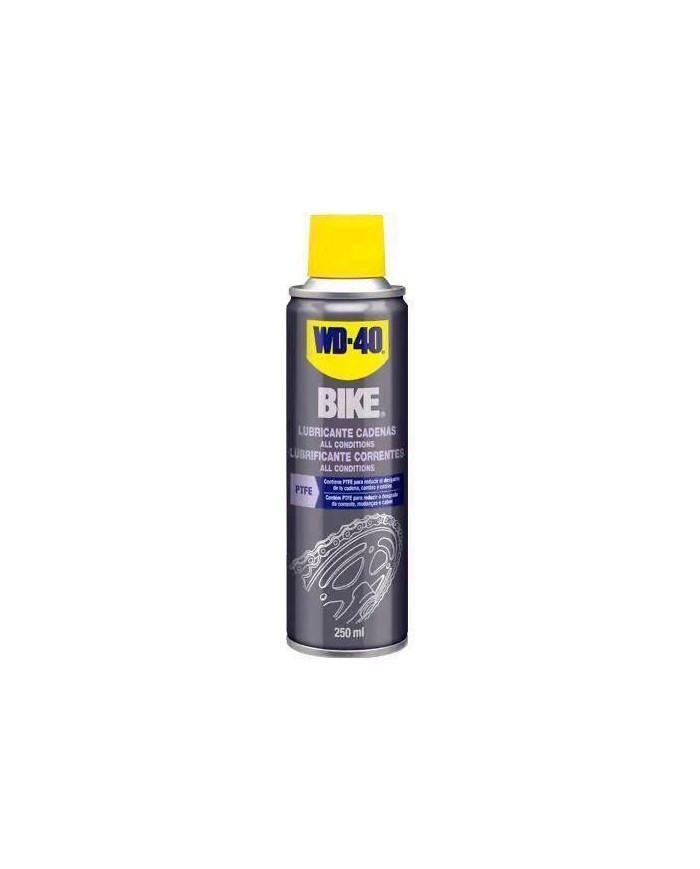 LUBRICANTE BIKE CADENAS TODAS CONDICIONES WD40 250 ML.