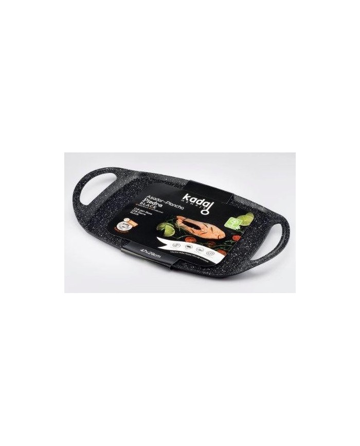 GRILL PLANCHA PIEDRA BLACK KADAL 36X23'5CMS.