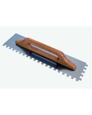 LLANA DENTADA INOXIDABLE D 8 VALLES VERDE 500X130MM.  663I8R