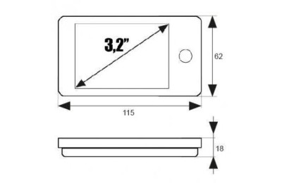MIRILLA DIGITAL MD1 MICEL ORO