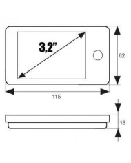 MIRILLA DIGITAL MD1 MICEL ORO