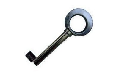 LLAVE CERRADURA FALLEBA CROMADA 34 MM.