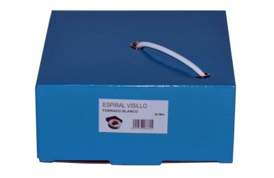 ALAMBRE ESPIRAL VISILLO FORRADO (50MTS.)