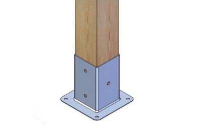 SOPORTE AMIG ZINCADO 358 PERGOLA 72MM.