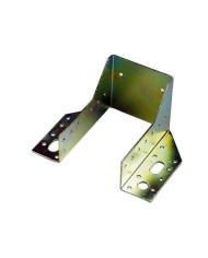 PLACA GANCHO HAMACA CROMO 100X100MM.