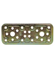 PLACA RECTA AMIG ZINCADA MOD 1- 40 (100)