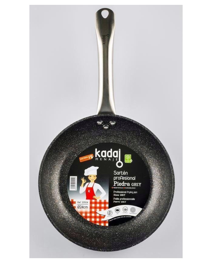 SARTEN KADAL PIEDRA GREY 24 CMS.