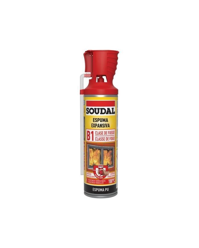 ESPUMA POLIURETANO SOUDAL FUEGO B1 500ML