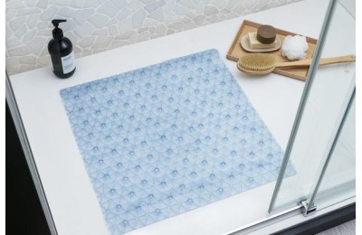 ALFOMBRA BAÑO DIAMOND AQUA 54X54CMS. TATAY