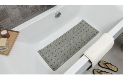 ALFOMBRA BAÑO BCN ANTRACITA 96X36CMS. TATAY