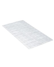 ALFOMBRA BAÑO BCN TRANSPARENTE 72X36CMS. TATAY