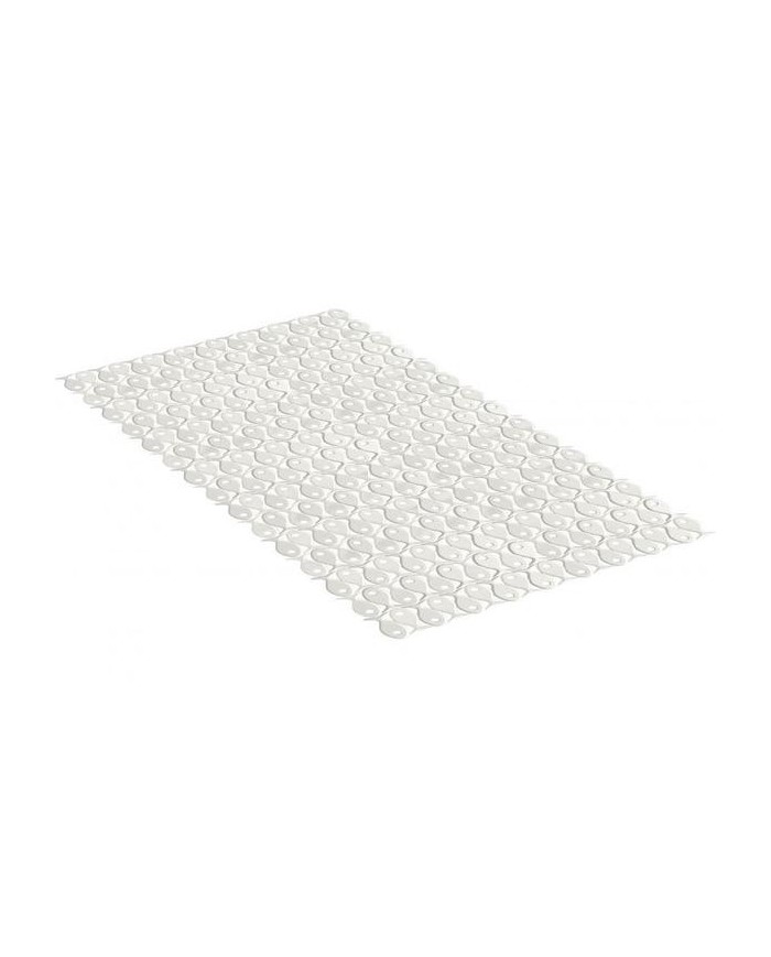 ALFOMBRA BAÑO PISCIS OPACA BLANCA 70X36CMS. TATAY