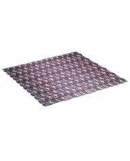 ALFOMBRA BAÑO PISCIS BERENJENA 54X54CMS. TATAY