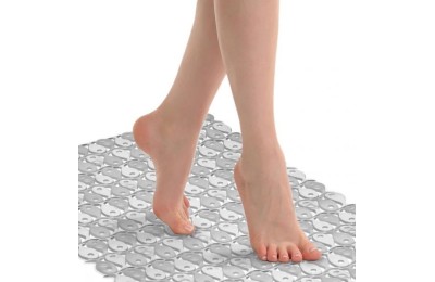 ALFOMBRA BAÑO PISCIS TRANSPARENTE 54X54CMS. TATAY