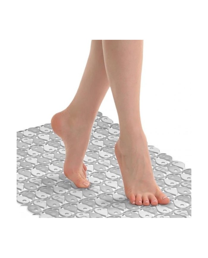 ALFOMBRA BAÑO PISCIS TRANSPARENTE 54X54CMS. TATAY