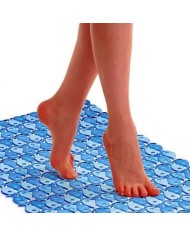 ALFOMBRA BAÑO PISCIS AZUL 54X54CMS. TATAY