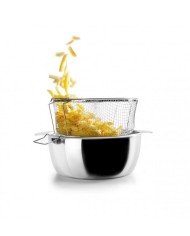 SARTEN CASTAÑERA PULIDA CON MANGO 28 CMS.