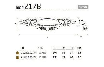 ASA NESU CUERO VIEJO 117 MM. 217B2