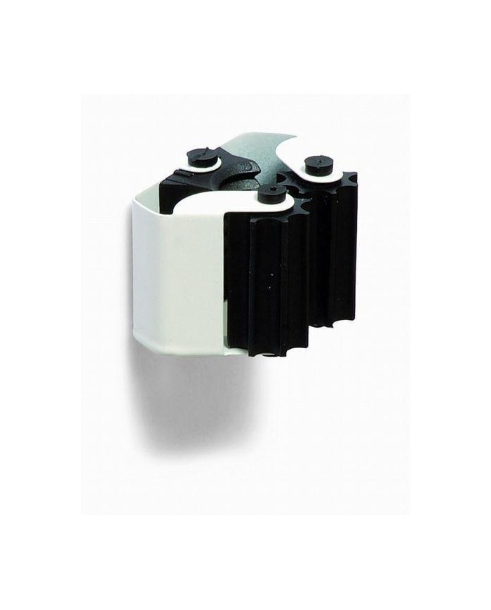 COLGADOR BRINOX 1 ESCOBA  ADHES.BLANCO 2U B70640D