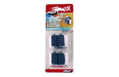 COLGADOR 1 ESCOBA BRINOX ADHES.BLANCO 2U