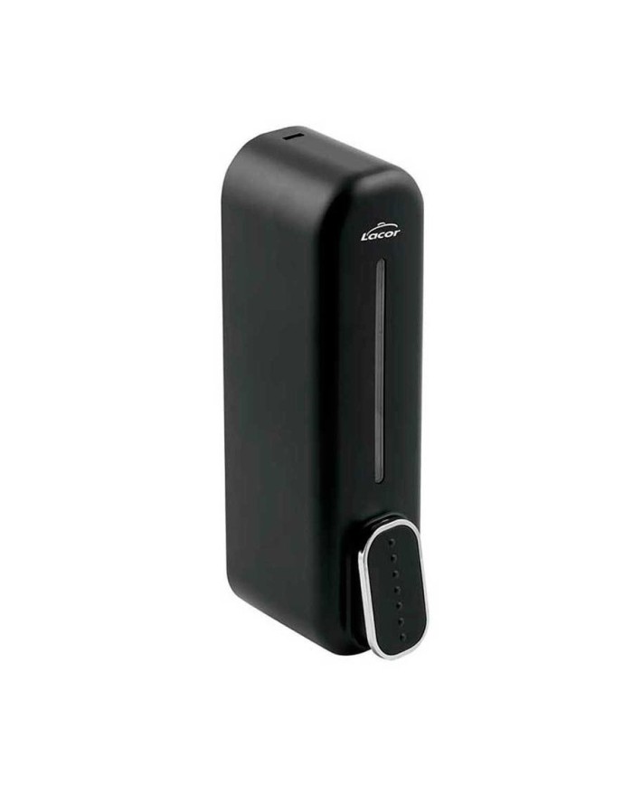 DISPENSADOR GEL MANUAL NEGRO 350 ML.