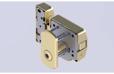 PLACA REFORZADA SAG MODELO CSI CROMADO