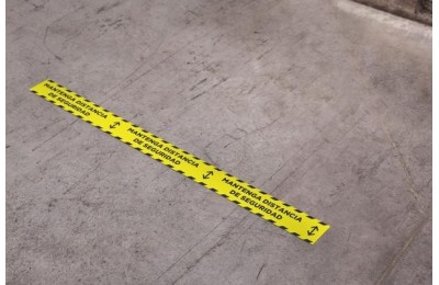 CINTA SEÑAL.AMA/NEG MANTENG.DIST.72MMX66