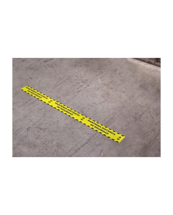 CINTA SEÑAL.AMA/NEG MANTENG.DIST.72MMX66