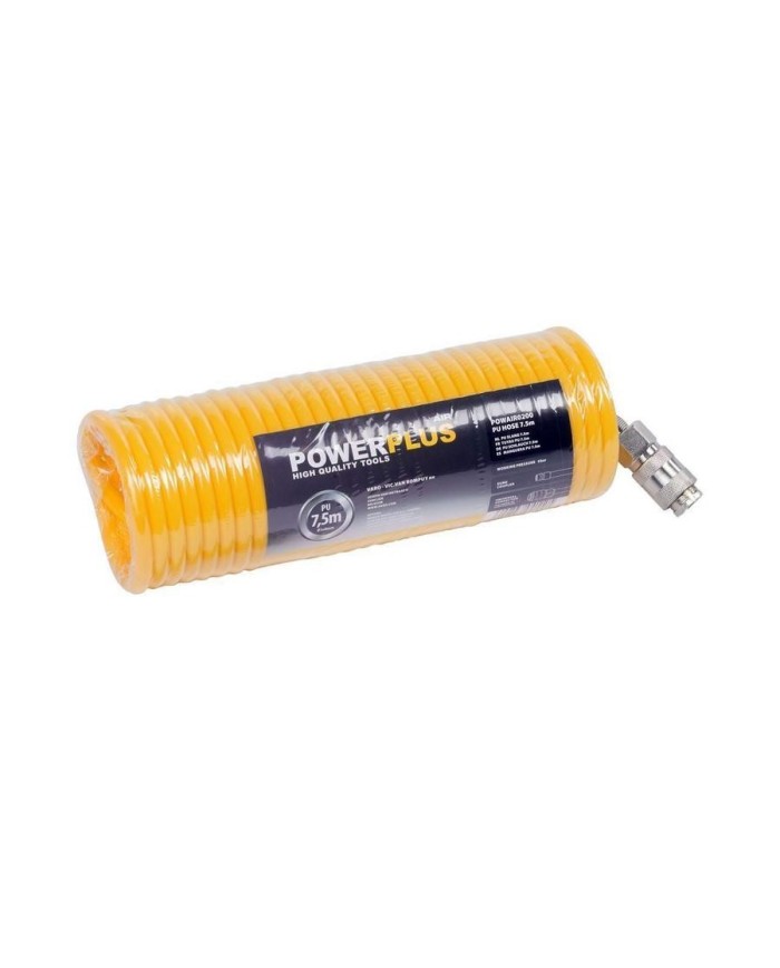 MANGUERA ESPIRAL POWERPLUS 7,5MT. COMPRESOR