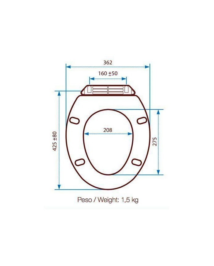 TAPA INODORO PLASTICO MIRTAK ATENAS SOFT CLOSE CA-62557