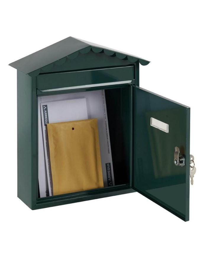 BUZON EXTERIOR ARREGUI VISIT VERDE 228X22MM.