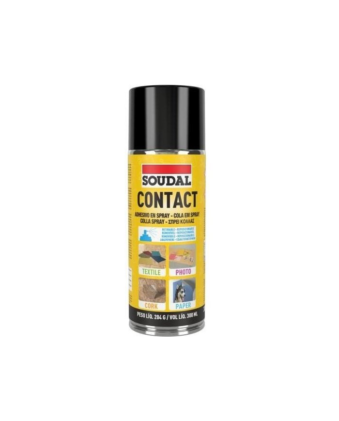 COLA CONTACTO SOUDAL 300 ML. SPRAY