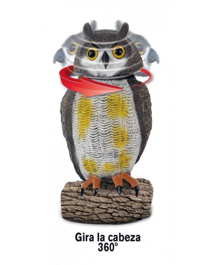 BUHO EOLICO MASSO AHUYENTADOR DE PAJAROS