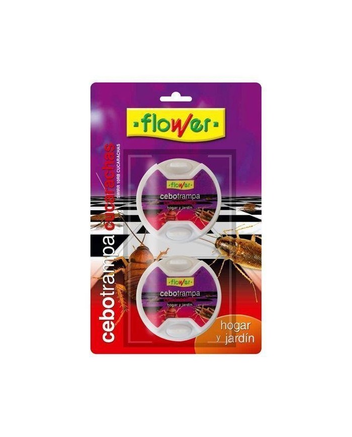 TRAMPA CEBO CUCARACHAS FLOWER B/2UDS.