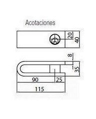 CANDADO REJAS CAYS C-1-50 (JUEGO) LLAVES IGUALES