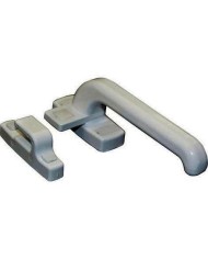 CIERRE ALUMINIO F-109 I P/ALTO PLATEADO IZQUIERDA