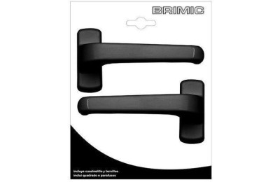 JUEGO MANIVELA ALUMINIO NEGRA MICEL