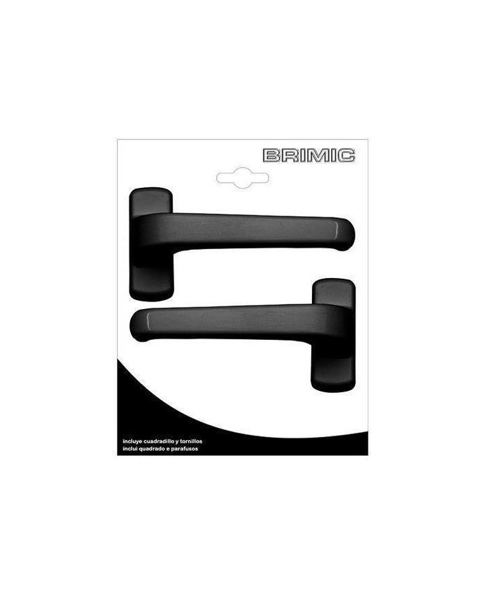 JUEGO MANIVELA ALUMINIO NEGRA MICEL