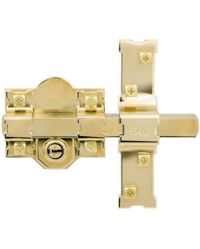CERROJO FAC DORADO 301-LP-80 SEGURIDAD
