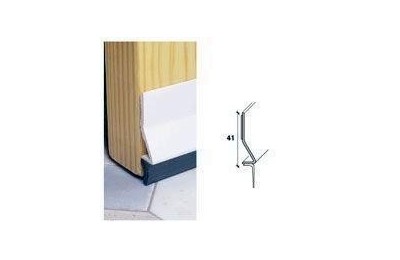 BURLETE RUFETE PVC 1 MT. CON GOMA BLANCO