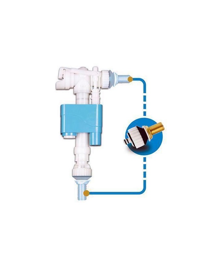 GRIFO FLOTADOR MIRTAK COMPACTO DUPLO