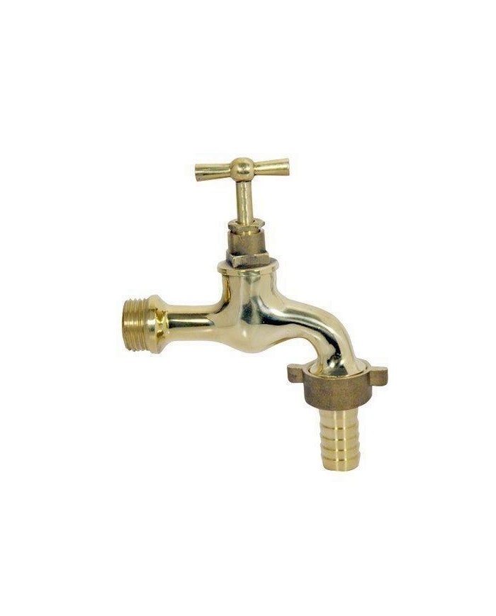 GRIFO LATON PULIDO MIRTAK 3/4 CON RACOR