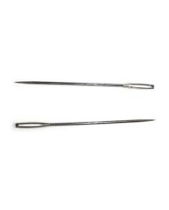 AGUJA SAQUERA RECTA 15CMS. (PAQUETE 12UDS.)